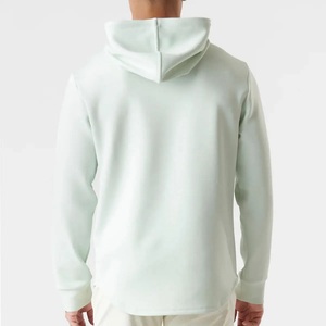 Sweat à capuche en coton surdimensionné pour hommes, de meilleure qualité, à col haut, pour l'automne, à motif solide, vêtements pour hommes de haute qualité - Product Image 3