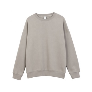 2025 nueva llegada personalizada algodón en blanco 360G Polar Fleece sudadera manga larga de gran tamaño Sudadera con capucha cuello redondo tela francesa invierno - Product Image 2