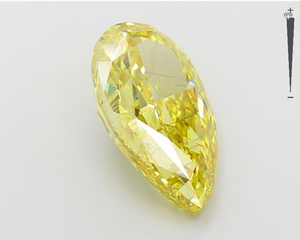 Igi 5.55ct เพชร CVD ห้องปฏิบัติการสีเหลืองแฟนซีได้รับการรับรอง - Product Image 4