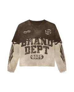 Custom Wholesale Men's Blank Flannel Fabric Short Sleeve Breathable High Street Style T-Shirts Covered Button Custom Logo Design - Product Image 5