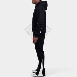 ชุดวอร์มขาบานสำหรับผู้ชายขนาดใหญ่ทรงหลวม - Product Image 4