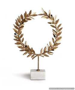 Sculpture géométrique en métal avec finition de couleur noire Set de 2 formes différentes Sculpture décorative Utilisation pour la décoration intérieure - Product Image 6