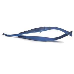 Tijeras Oftálmicas Manuales de 12.5 cm con Mango Plano, Micro Tijeras de Acero Inoxidable/Titanio para Ojos, Certificación MOL CE por MEDICAB INSTRUMENTS - Product Image 4