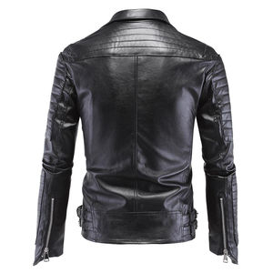 Chaqueta de cuero para hombre de alta calidad de fabricante profesional, ropa de invierno informal personalizable, venta al por mayor directa - Product Image 6