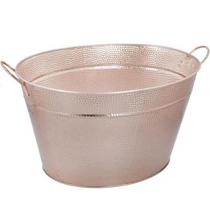 Customizable <b>Hammered</b> Metal Ice Bucket Exquisite Stainless Steel Beverage Tubs for Champagne for Hotel Restaurant and Parties - Product Image 5
