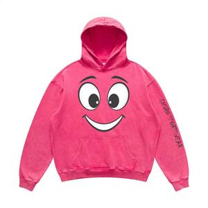 เสื้อฮู้ดสวมหัวผ้าฝ้ายผู้ชายสีดำ400gsm - Product Image 5