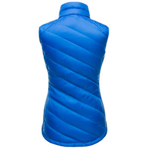 Gilet matelassé long en coton respirant pour l'hiver, logo personnalisé, vêtements de rue, vêtements d'extérieur, veste sans manches matelassée pour femmes, équitation - Product Image 4