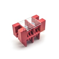 Bornier à barrière traversante blocs de pas droits 13mm avec Type d'angle 5 connecteurs PCB bornes 9.5mm vis à 2 pôles