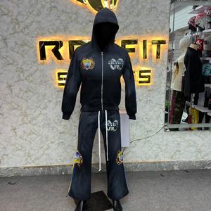 ชุดวอร์มมีซิปสำหรับผู้ชายชุดวอร์มสำหรับผู้ชายดีไซน์ใหม่ทำตามสั่ง - Product Image 1