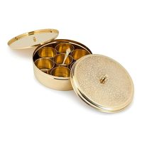 Nouvelle boîte à épices en bois, 7 compartiments, écologique, qualité alimentaire, sans toxines, boîte à masala, cadeau de mariage, élégante boîte à épices en promotion