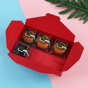 Boîte cadeau en papier kraft de style enveloppe moderne TRIHO TRb-1475, gaufrage, laminage mat, matériaux recyclés pour - Product Image 4