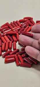 Coral Rojo Italiano, Piedra Preciosa Natural Suelta, para Fabricación de Joyas, Forma Cabujón, Calidad Fina, Color Rojo Intenso - Product Image 2