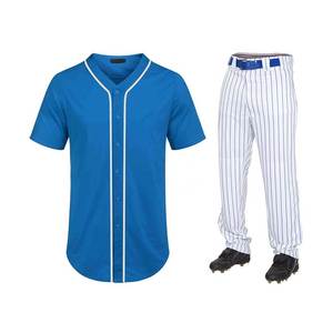 Uniforme de Béisbol de Alta Calidad, Conjunto de Uniforme de Béisbol para Equipo |   Uniformes de Béisbol y Sóftbol Personalizados con Logotipo, 100% Poliéster - Product Image 3