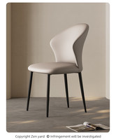 Chaise de restaurant italienne moderne et simple, en acier, mobile, mobilier commercial pour restaurant, modèle F2313, nouveauté 2026