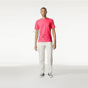 Camiseta gráfica de gran tamaño para hombre con estilo, 100% de algodón, de secado rápido, transpirable, ligero, cuello redondo, tejido de punto teñido, perfecto para todos los días - Product Image 5