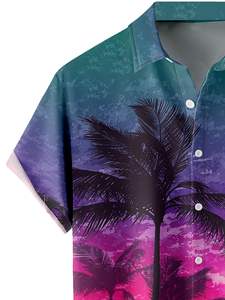 Sortie bureau plage porter accepter taille personnalisée porter pour hommes/150 grammes/respirant 100% coton col cou lourd - Product Image 4