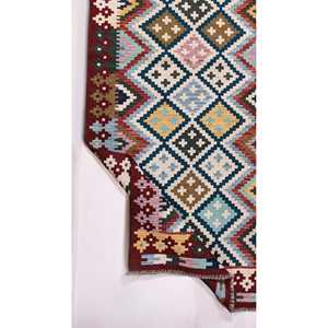 Alfombra Kilim de Maimana, Afganistán, 196 x 79 cm, Alfombras y Conjuntos Tradicionales Afganos - Product Image 4