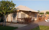 Tente de safari de luxe, tente de lodge en toile haut de gamme pour des séjours de glamping haut de gamme, idéale pour les stations balnéaires, les forêts et les stations de montagne