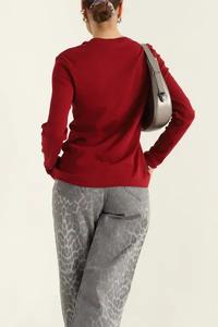 Nueva sudadera para mujer, jersey con hombros descubiertos, sudadera para mujer en diferentes estilos, sudadera con logotipo personalizado para mujer - Product Image 2