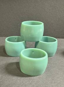 Anneaux de serviette en bois de style américain audacieux à haute brillance et respectueux de l'environnement décorations de table stockées personnalisables carrées pour les fêtes - Product Image 2