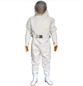 La fábrica suministra directamente 100% algodón barato ventilado adultos niños malla miel apicultura abeja traje para apicultores - Product Image 6