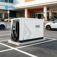 Sistem Penyimpanan Energi Baterai Mobile Pengisi Daya EV Terintegrasi BESS All-in-One 60kWh 30kW untuk Stasiun Pengisian Cepat