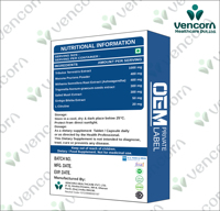 Premium kalite ve etkili TestoBooster Tablet/kapsül 02 USFDA onaylı nutracewhite beyaz etiketleme