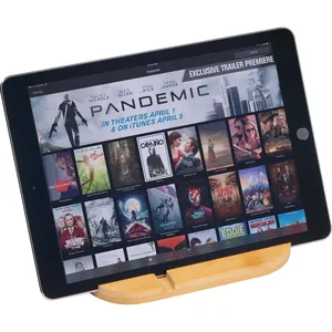 HAILEY Eco-Friendly Bamboo <b>Tablet</b> <b>Stand</b> Presentation Gadgets - Product Image 2