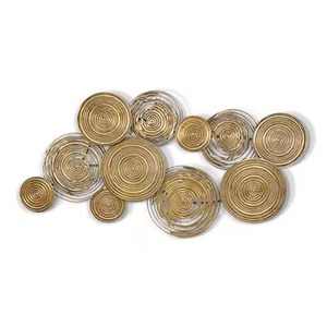 Recién llegado, figuras de pájaros colgantes de pared de Metal, escultura artística, decoración colgante de pared para el hogar, sala de estar, habitación de invitados - Product Image 5