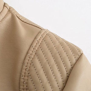 Chaqueta de Cuero para Mujer, Nueva Moda, Chaqueta de Cuero Cortavientos, Producto de Alta Calidad en 2026 - Product Image 6