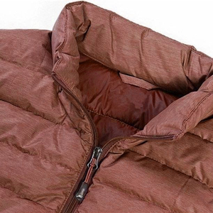 Veste d'hiver à bulles à logo personnalisé pour hommes avec design sans manches brillant veste à col montant à quantité minimale de commande basse - Product Image 6