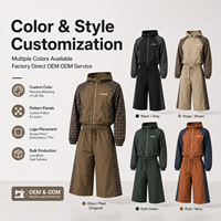 Ensemble de survêtement de course personnalisé IKDEER en nylon et polyester, veste coupe-vent softshell à carreaux et short de jogging long