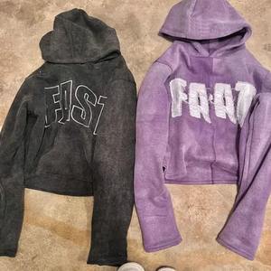 Sweats à capuche personnalisés en éponge française sans ficelle 100% coton fermeture à glissière complète rue surdimensionné épais lourd 450 GSM hommes sweats à capuche vierges - Product Image 1