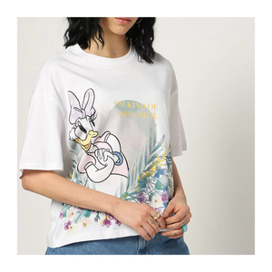 Camiseta de mujer de precio barato con logotipo personalizado al por mayor camisetas de mujer de gran tamaño al mejor precio - Product Image 6