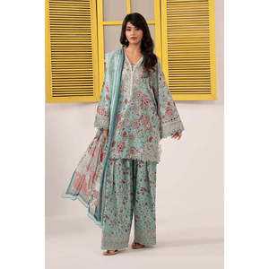 Elegante Maria.B. Vestido Eid Bordado en Tela TC-1571 para Festividades '26 - Product Image 1