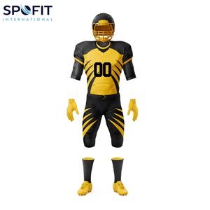 Uniforme de football américain sur mesure respirant, grande taille, manches courtes, été, OEM, vente en gros, sublimation, maillot personnalisé - Product Image 2