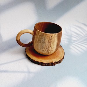 Posavasos de madera de Acacia Natural para el hogar, Mantel Individual personalizado, decoración de alta calidad, hecho a mano - Product Image 3