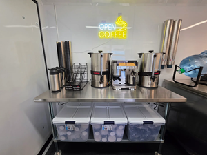 7' X 12' Coffee mobile restaurant for sale coffee Theme Food Trailer Fully <b>Loaded</b> Turnkey With Appliances for cheap price - Product Image 5