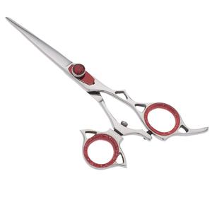 Professional Hair Cutting Scissors with Adjustable Finger <b>Ring</b>, Barber Shears for Hairdressing - Product Image 1