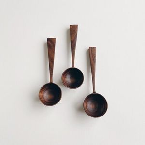 Cuchara Mezcladora de Madera de Acacia de Diferentes Tipos, Creativa, para Miel y Café, con Mango Corto, para Uso en Restaurantes y Hoteles, Natural - Product Image 5