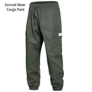 Mens Casual Cargo Pants <b>Drawstring</b> Joggers <b>Trousers</b> - Product Image 6