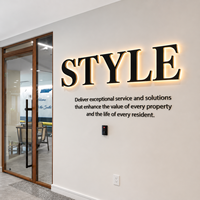 Letrero de Metal Retroiluminado Personalizado con Nombre Comercial, Logotipo para Pared, Letrero para Entrada de Oficina, Decoración de Recepción