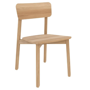 Chaise individuelle en teck au style moderne, idéale pour une utilisation en extérieur dans les restaurants ou cafés à thème extérieur - Product Image 2