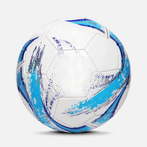 Logotipo personalizado impreso, balón de fútbol de PVC de tamaño oficial 5, diseño OEM personalizado para entrenamiento al aire libre - Product Image 4