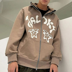 Sweat à capuche pour homme de couleur unie au meilleur prix Logo personnalisé Pull pour homme à manches longues Sweat à capuche personnalisé fabriqué au Pakistan - Product Image 5