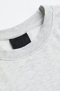 Poids lourd 100% coton sweat à col rond pour hommes sweat à capuche teint uni avec motif blanc d'hiver sweat à capuche pour hommes - Product Image 6