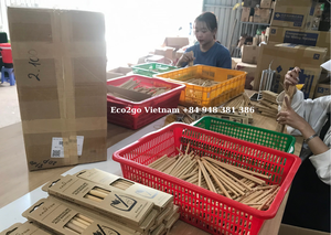 100% COUVERCLES EN BAMBOU NATUREL AVEC TROU DE PAILLE/PAILLES DE BAMBOU/PAILLE DE BAMBOU LOGO PERSONNALISÉ BIODÉGRADABLE FABRIQUÉ AU VIETNAM - Product Image 5