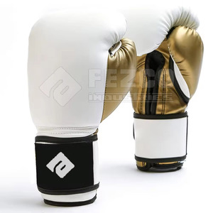 Concevez vos propres gants de boxe d'entraînement de combat en stock Nouveau cuir PU de haute qualité évacuant l'humidité fermeture crochet et boucle - Product Image 1