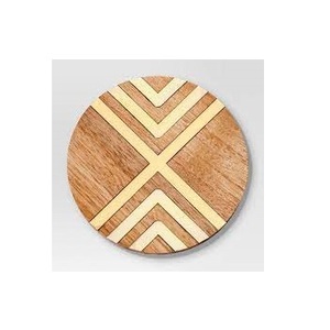 Clanbay เครื่องไสไม้กลายเป็นหิน,ที่รองแก้วตกแต่งทำจากไม้วอลนัตสไตล์ล่าสุดสำหรับใช้ในบ้านยามเย็นและชา - Product Image 2