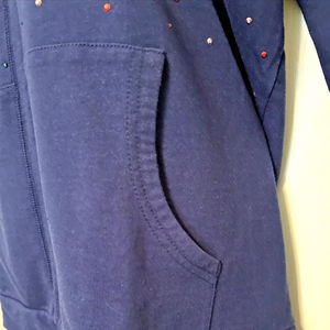 Sweats à capuche en strass pour femmes de qualité supérieure dernier design entièrement personnalisé anti-rides sweats à capuche respirants pour femme à prix de gros - Product Image 4